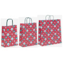 Papiertragetaschen Tracht mit gedrehter Papierkordel -...