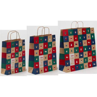 Papiertragetaschen Weihnachten POP - Papiert&uuml;ten