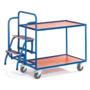 Tischwagen mit 2 Trittstufen (2 Etagen) 08-7271