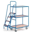 Tischwagen mit 4 Trittstufen (3 Etagen) 08-7273
