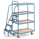Tischwagen mit 4 Trittstufen (4 Etagen) 08-7274