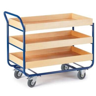 Tischwagen 80mm Randhöhe (3 Etagen)