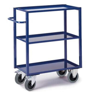 Hoher Tischwagen Blechwanne (3 Etagen)