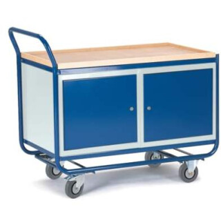 Montagewagen mit 2 Stahlschränken 07-4346