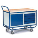 Montagewagen mit Stahl- und Schubladenschrank 07-4356