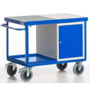 Umwelt-Werkstattwagen mit Stahlschrank 07-4312