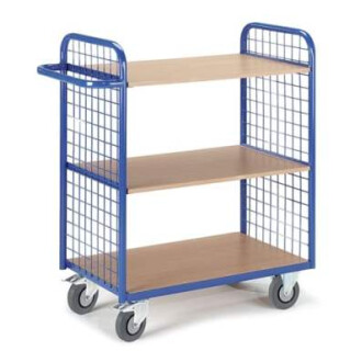 Etagenwagen mit 2 Gitterwänden