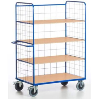 Hoher Etagenwagen mit B&ouml;den & Gitterw&auml;nden