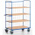 Hoher Etagenwagen mit B&ouml;den & Gitterw&auml;nden