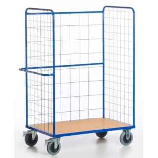 Hoher Etagenwagen mit Gitterwänden