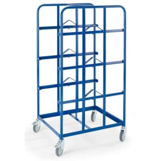 Kommissionierwagen 4 doppelseitige Ladeflächen