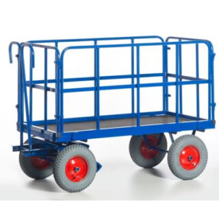 Handpritschenwagen mit Rohrgitterw&auml;nden