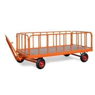 4 Stahlrohrwände für Schwerlastanhänger