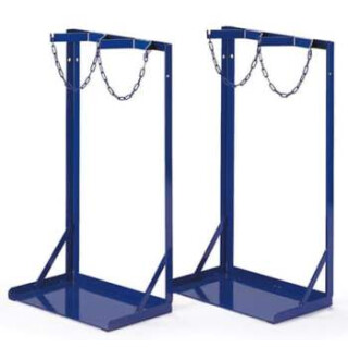 Stahlflaschenständer Rollcart für 2 Gasflaschen 17-9800