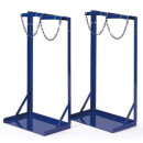 Stahlflaschenständer Rollcart für 2 Gasflaschen...