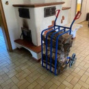 Kaminholzkarre für Holzscheite & Pellets