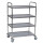 Tischwagen 4 Etagen Edelstahl 62-3400
