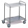 Tischwagen 2 Etagen – Standard Rollcart aus Edelstahl