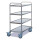 Tischwagen 4 Etagen – Standard Rollcart aus Edelstahl