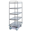 Schwerer Edelstahl-Tischwagen mit 5 Etagen