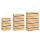 Papiertragetaschen Streifen – Kraftpapier