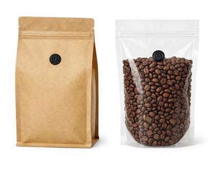 Kaffeebeutel: Kraftpapier oder transparent?