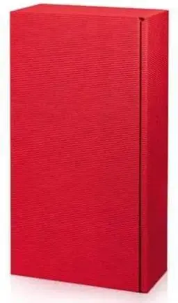 präsentkarton modern 360x180x90mm rot