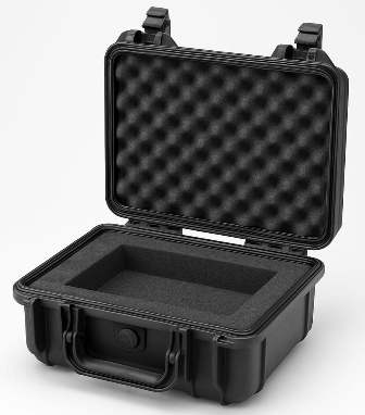 Schutzkoffer mit Schaumstoffeinlage zur sicheren Aufbewahrung empfindlicher Ausrüstung