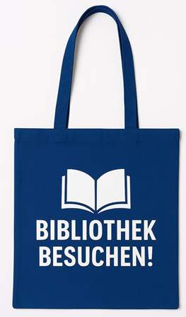 tragetasche und baumwollbeutel f&uuml;r bibliotheken